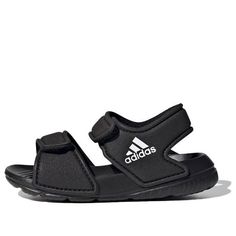 (TD) adidas Altaswim Open Toe Minimalistic Sports Sandals Black EG2137 (Velcro) Summer Sport Sandals Scratch-resistant, Adidas Logo Sport Sandals, Sporty Non-slip Sandals For Training, Sporty Adjustable Non-slip Sport Sandals, Adidas Non-slip Sandals For Sports, Adidas Synthetic Sport Sandals, Adidas Synthetic Sandals For Outdoor, Adidas Sport Sandals With Logo For Sports, Sporty Non-slip Training Sandals