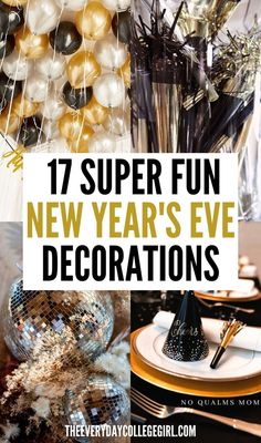 New Year's Eve Party Decorations New Year's Eve Decorations Diy, New Years Eve Birthday Party Ideas, New Years Decorations 2024, Colorful New Years Eve Party Decorations, New Year’s Day Decor, 2024 New Year Decoration, Nye Themed Food, New Year’s Eve House Party Decor