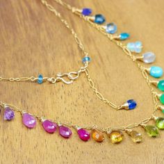 Rainbow Gemstone Necklace Colorful Stone Necklace Precious Gemstone Necklace Multi Stone Drop Necklace Rainbow Necklace Chakra Necklace Gold (26574 - 3) Rainbow Multi-stone Necklace In Fine Jewelry Style, Rainbow Gemstone Pendant Necklace, Rainbow Gemstone Accent Necklace For Gifts, Elegant Rainbow Necklaces With Gemstone Accents, Elegant Rainbow Necklace With Gemstone Accents, Rainbow Gemstone Beads Necklace As Gift, Rainbow Gemstone Beads Necklace For Gift, Rainbow Multi-stone Jewelry For Jewelry Making, Rainbow Multi-stone Gemstones For Jewelry Making