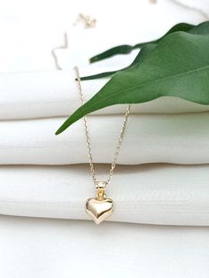 14K Solid Gold Heart Neckace - Real Gold Love Necklace - 14K Real Gold Heart Necklace - 14k Solid Gold Heart Necklace for Women - Puffed Heart Pendant Necklace - 14k Gold 3D Heart Necklace - 14K Real Gold Heart Jewelry - Gold Love Necklace - Everyday Necklace -  Gold Heart Pendant - Solid Gold Jewelry - 14kt Real Gold Love Pendant - Valentines Gift - Gift For Girlfriend -  Gift For Love -  Valentines Day Gift - Gift For Mom - Birthday Gift - Bridesmaid Gift - Anniversarry Gift   Our product; It Gold Heart Cut Charm Necklace In 14k Gold, 14k Gold Heart Charm Necklace Keepsake, Yellow Gold Heart Pendant Charm Necklace For Keepsake, 14k Gold Necklace With Heart Charm For Keepsake, 14k Gold Necklace With Heart Charm Keepsake, Heart-shaped Yellow Gold Keepsake Charm Necklace, Keepsake Yellow Gold Heart Charm Necklace, Gold Heart Cut Necklace For Keepsake, Valentine's Day Yellow Gold Keepsake Charm Necklace