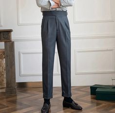 Diese gerade Hose mit Pariser Taille ist die perfekte Mischung aus Mode und Komfort. Mit ihrem stilvollen Design und ihrer bequemen Passform können Sie jedes Outfit mühelos aufwerten. Eine unverzichtbare Ergänzung Ihrer Garderobe!

Material: Polyester
Stil: Lässig/Smart Casual/Elegant
Geschlecht: Männlich
Vorteile: Bequem
Muster: Solide Non-stretch Business Dress Pants, Slim Fit Ankle-length Dress Pants For Fall, Business Non-stretch Pants With Pockets, Non-stretch Business Pants With Pockets, Non-stretch Straight Pants With Belt Loops, Formal Straight Leg Non-stretch Dress Pants, Solid Slim Fit Tapered Leg Bottoms, Solid Color Slim Fit Wide Leg Dress Pants, Gray Slim Fit Ankle-length Pants