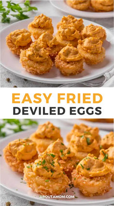 fried deviled eggs are an easy appetizer to serve at your next party