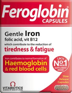 Brand Feroglobin Item form Capsule Primary supplement type Vitamin B12 (Cobalamin), Vitamin B9 (Folic Acid), Iron, Copper, Zinc Unit count 30 count Flavour Unflavoured Product benefits Iron Support Iron Tablets, Iron Supplement, Organic Vitamins, Energy Supplements, Vitamin B12, Herbal Supplements, Vitamins & Supplements