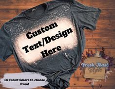 Custom design sublimated on a soft style tshirt for you! You can send us the design you want printed or we can help you with your design. What we need: Choose Color Choose size Message us with the design/design ideas. Tell us if you would like the shirt bleached or no bleach(darker colors may not work without bleach) and where you would like your design(full front/back, chest, sleeve etc) We are able to remove background if requested.  **If you want more than one image on the shirt it will be $3 Acid Wash T-shirt With Custom Print, Faded Cotton T-shirt With Sublimation Print, Acid Wash Cotton T-shirt With Custom Print, Acid Wash T-shirt With Custom Print And Relaxed Fit, Acid Wash Custom Print T-shirt For Streetwear, White Bleached Crew Neck T-shirt, Tie Dye Cotton Sublimation T-shirt With Graphic Print, Cotton Tie Dye Sublimation T-shirt With Graphic Print, Cotton Tie-dye Sublimation T-shirt With Graphic Print