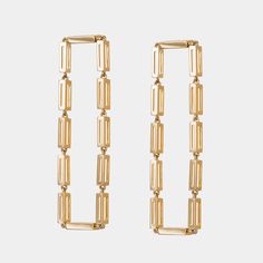 Formal Byzantine Link Jewelry, Luxury Elegant Gold-tone Linear Earrings, Maternity Background, Luxury Contemporary Tarnish-resistant Earrings, Modern Luxury Earrings With Gold-tone Hardware, Unity And Diversity, Luxury Earrings With Gold-tone Hardware, Unique Hoop Earrings, Aunt Niece