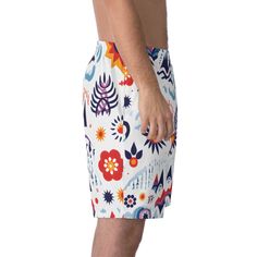 Show off your Colorado pride with our Men's Colorado Love Swim Beach Shorts. Made from a blend of 95% polyester and 5% spandex, these shorts offer a lightweight feel and a stretchy fit, perfect for beach activities or a relaxing poolside day. The Colorado-themed design, adorned with iconic Colorado symbols, adds a unique touch of regional love. An elastic waistband with an inner drawstring ensures a secure, custom fit, while the inner mesh brief liner provides added support. These shorts also fe Summer Multicolor Stretch Boxer Briefs, Summer Stretch Multicolor Boxer Briefs, White Swim Trunks With Built-in Shorts, Casual Multicolor Boxer Briefs For Beach, Multicolor Boxer Briefs For Sports In Summer, Casual Multicolor Boxer Briefs For Summer, White Cotton Bottoms For Poolside, Multicolor Short Swim Trunks For Vacation, Multicolor Short Length Swim Trunks For Vacation