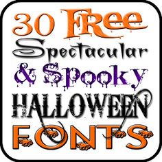 the 30 free halloween font styles