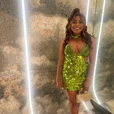 Green Tinker Bell With Neck Piece Tinker Bell, Neck Piece, Style Dress, Colorful Dresses, Fashion Dresses, Size 4, Mini Dress, Womens Dresses, Green