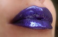 Deep Purple - Dark Metallic Purple Lip Gloss - Vegan - Gluten Free - Fresh - Handmade Cruelty Free Purple Lip Gloss, Red Lip Gloss, Purple Tips, Metallic Lips, Purple Lips, Purple Lipstick, Kissable Lips, Purple Dark, Lip Art