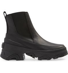 SOREL Brex™ Waterproof Chelsea Boot | Nordstromrack Bold Shoes, Chelsea Boot Women, Platform Chelsea Boots, Cozy Boots, Burgundy Shoes, Chelsea Boots Women, Black Chelsea Boots, Sorel Womens, Sorel Shoes