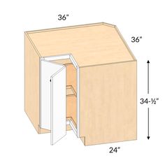 the measurements for an unfinished cabinet door