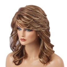 Feathers Haircut, Curly Hair Photos, Layered Haircut, Mid Length Hair, Long Wigs, Braids For Short Hair, Real Human Hair