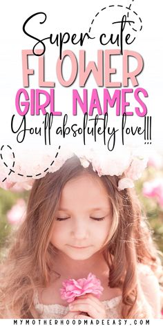 Looking for beautiful flower names for your little flower child? Well, you’re in luck! Keep reading to see our list of 123+ Beautiful Flower Names for Girls that are just perfect for your little one! Also, don’t forget to grab our Printable FREE Baby Names Tracker PDF. Flower Girl Names, Hippie Girl Names, Beautiful Flower Names, Pretty Flower Names, Celestial Baby Names, Flower Names For Girls, Top Baby Girl Names