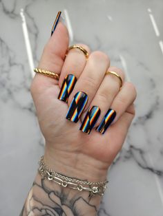 Illusion Nails, Square Nail Designs, Nail Prep, Pretty Nail Art, Out Of Focus, Cuticle Pusher, Healthy Nails