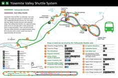 the yosemite valley shuttle system map