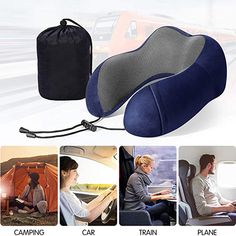 the travel pillow is designed to be comfortable