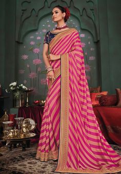 Pink silk festival wear saree 117922  Desc:  Color : Pink Fabric : Silk Work : Embroidery Wash Care : Dry clean Sleeve Style : Short Sleeve Long Sleeves : Done only in Custom Stitch Sleeves Lining : Done only in Custom Stitch Bust Size : 32 to 42 Inches Occasion : Festival   Christmas   Diwali   Kitty Party   Party Wear   Ceremonial   Marriage Anniversary   Raksha Bandhan. With Express Free Shipping and Custom Stitching, Buy Indian Wedding Party Wear Saree Pink silk festival wear saree 117922 on Sequin Saree, Raw Silk Saree, Designer Silk Sarees, Cotton Silk Saree, Latest Designer Sarees, Eid Dresses, Wedding Saree Indian, Designer Sarees Online, Art Silk Sarees