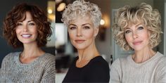 When it comes to short curly hairstyles for women over 50, there’s an exciting mix of styles that celebrate natural curls with a modern twist. Curls have personality, and as anyone with curly hair knows, they have a mind of their own – and that’s precisely the charm! For 2024, short curly haircuts are all about embraci Curly Crop, Short Curly Hairstyles For Women, Curly Lob, Twist Curls, Short Curly Hairstyles, Short Shag Hairstyles, Curly Hair Photos, Curly Haircuts, Short Hair Pixie Cuts