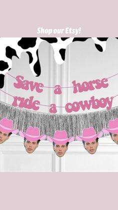 Country Bachelorette Parties, Country Bachelorette, Ride A Cowboy, Bachelorette Inspo, Bachelorette Banner, Bachelorette Party Banners, Bachelorette Party Weekend