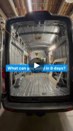 an image of the back end of a van with its doors open and it's cargo