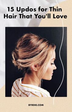 Up Do For Thinning Hair, Hair Updos For Fine Hair, Hair Up For Fine Hair, Wedding Updo For Thinner Hair, Bridesmaid Updo For Thinner Hair, Hair Ideas For Thinning Hair, Easy Updo For Thinning Hair, Updo Thinning Hair, Up Dos For Fine Hair Shoulder Length