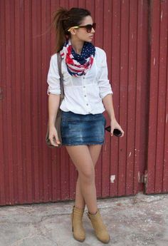 . Cute Skirt Outfits, Outfits Verano, Jeans Rock, Outfits Casuales, Look Cool, Skirt Outfits, Moda Casual, Urban Fashion