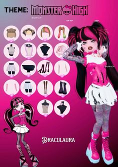 Dti Outfits Roblox Theme Misunderstood, Dti Draculaira, Draculara In Dti, Monster Hight Outfits Dti, Outfits In Dress To Impress, Même Dti Outfit, Draculaura Dti Outfit, Cupid Monster High Dress To Impress, Monsterhigh Dress To Impress Outfit