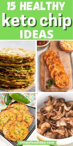 Here you get some healthy keto chips ideas that are best for snacks and on the go. Paleo Salty Snacks, Low Carb Salty Snacks, Keto Chips Recipes, Salty Snack Recipes, Chips Ideas, Chip Ideas, Low Sugar Diet Recipes