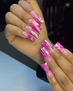 21st Nails, Pink Camo Nails, Money Spread, French Toes, Camo Nails, Nail Acrylic, Nail Time