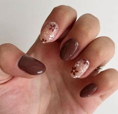 Simple Fall Nails, Fall Gel Nails, Cute Simple Nails, Cute Nails For Fall, Casual Nails, Cute Gel Nails, Nails Fall