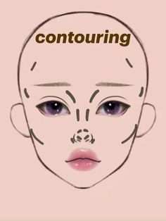 Teknik Makeup, Makeup Drawing, Makeup Face Charts, Beauty Makeup Tutorial