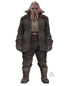 a character from star wars the old republic standing with his hands in his pockets, and wearing