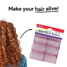 Amazon.com : Annie 1-3/4" Jumbo Wire Mesh Hair Rollers - 6 Pcs. : Beauty & Personal Care Hair Relaxers, Long Human Hair Wigs, Hair Extension Clips, Dry Shampoo Hairstyles, Shampoo For Curly Hair, Short Human Hair Wigs, Hair Color Shampoo, Hair Pomade, Voluminous Curls