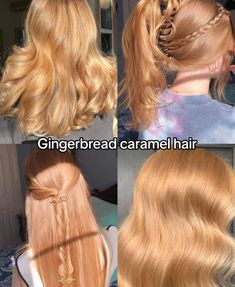 Cherry Blonde, Caramel Hair, Dragon Girl, Types Of Hair, Strawberry Blonde Hair, Hair Idea, Dye Colors