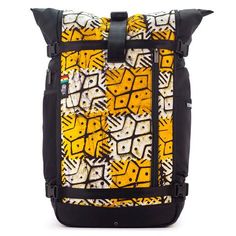 Unique Travel Backpack | Raja Pack 46 Liter by Ethnotek – Ethnotek Bags  ||  $199 Yellow Nylon Travel Backpack, Functional Yellow Travel Backpack, Carry On Travel, Macbook Pro Laptop, Large Backpack Travel, Weekend Camping Trip, Unique Backpacks, Airport Travel, Tent Poles