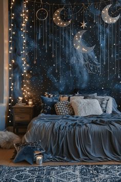 Celestial Room, Dream Bedroom Inspiration, Fantasy Rooms, Childrens Bedroom, Home Decor Ideas Living Room, Ideas Living Room, Home Design Ideas, Home Decorating Ideas