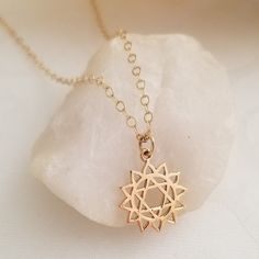 Dainty Heart Chakra Necklace, Chakra Jewelry for Women, Jewelry Gift for Her Spiritual Hypoallergenic Necklace For Healing, Spiritual Hypoallergenic Pendant Necklace, Spiritual Gold Heart Necklace, Spiritual Star Of David Charm Necklace Gift, Personalized Heart Shaped Spiritual Necklace, Everyday Spiritual Heart-shaped Necklace, Spiritual Heart-shaped Jewelry For Meditation, Spiritual Heart-shaped Brass Necklace, Heart Chakra Necklace