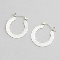 Hoops Small and Hammered in sterling silver | Etsy Adjustable Classic Hoop Earrings In Sterling Silver, Nickel Free Sterling Silver Open Circle Jewelry, Nickel-free Sterling Silver Open Circle Jewelry, Sterling Silver Earrings With Silver Clasp, Adjustable Classic Sterling Silver Hoop Earrings, Classic Adjustable Sterling Silver Hoop Earrings, Silver Hypoallergenic Open Circle Jewelry, White Gold Huggie Earrings With Sterling Silver, Nickel-free Sterling Silver Hoop Earrings For Everyday