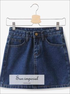 Gender:Women Material:COTTON Style:Preppy Style Pattern Type:Solid Silhouette:A-Line Decoration:None Dresses Length:Above Knee, Mini Waistline:empire sun-imperialE-HZ-Q7210 Size:s,m,l,xl Color:Blue, dark blue content:100% cotton style:basic type:denim skirt A basic all-matched mini skirt in soft cotton denim fabric, brief design featuring zipper front, five-pockets style. 100% cotton Hand wash cold Size Chart S suits for US 0,2 OR RU 38-40 OR EU 32 M suits for US 4 OR RU 42 OR EU 34 L suits for Imperial Fashion, Style Preppy, Style Basic, Waist Jeans, Denim Mini, Jean Skirt, Blue Dark, Denim Fabric, Cotton Style