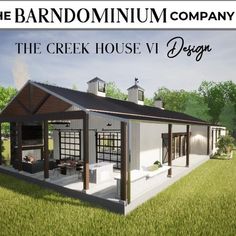 the greek house iv design is featured in the barndominium company