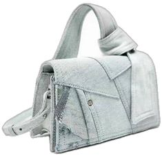 Trendy Rectangular Denim Shoulder Bag, Rectangular Denim Shoulder Bag With Zipper Closure, Spring Rectangular Denim Shoulder Bag, Spring Denim Rectangular Shoulder Bag, Casual Square Box Bag With Zipper Closure, Rectangular Denim Shoulder Bag With Adjustable Strap, Casual Square Flap Bag With Adjustable Strap, Casual Rectangular Flap Bag With Removable Pouch, Trendy Top Handle Denim Bag