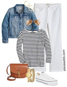 Chuck Outfits, Look Casual Otoño, Jp Fashion, Plus Size Capsule Wardrobe, Casual Capsule Wardrobe, Alexa Webb, Capsule Wardrobe Women, Spring Summer Capsule Wardrobe, White Jeans Outfit