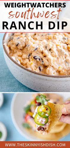 the best weight watchers southwest ranch dip