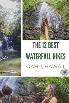 the best waterfall hikes in oahu, hawaii