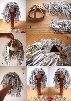 instructions to make a paper mache sculpture