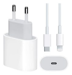 an apple charger and adapter for the iphone