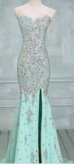 Prom Dresses Mint Green, Mint Green Prom Dresses, Dresses Mint Green, Prom Dresses Sequin, Luulla Dresses, Mermaid Style Prom Dresses, Green Prom Dresses, Mint Green Prom Dress, Black Quinceanera Dresses