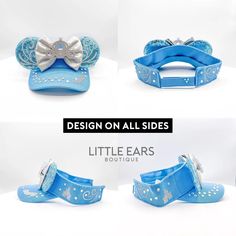 Cinderella Mickey Visor - Mouse Ears Headband – Little Ears Boutique Disney Projects, Disney Ears Headband, Disney Bounding, Mouse Ears Headband, Ears Headband, Disney Ears, Visor Hats, Minnie Ears, Mickey Ears