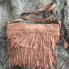 Nwt. Be The Owner Of This New Handbag. Suede Fringe. Great Size. Zip Top Closure. (Peace) Michael Kors Shoulder Bag With Top Carry Handle, Michael Kors Pouch Shoulder Bag For Everyday Use, Michael Kors Pouch Shoulder Bag With Adjustable Strap, Michael Kors Adjustable Strap Tote Shoulder Bag, Michael Kors Shoulder Bag With Detachable Handle, Michael Kors Crossbody Shoulder Bag With Detachable Handle, Michael Kors Beige Evening Bag, Designer Michael Kors Crossbody Shoulder Bag, Bags Michael Kors