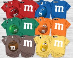 M&m Shirts, M And M Costume Group, M&m Shirt, M M Halloween Costume Group, Realtor Halloween Costume, Mnm Halloween Costume, M Ms Costume, M And M Costume, M M Halloween Costume